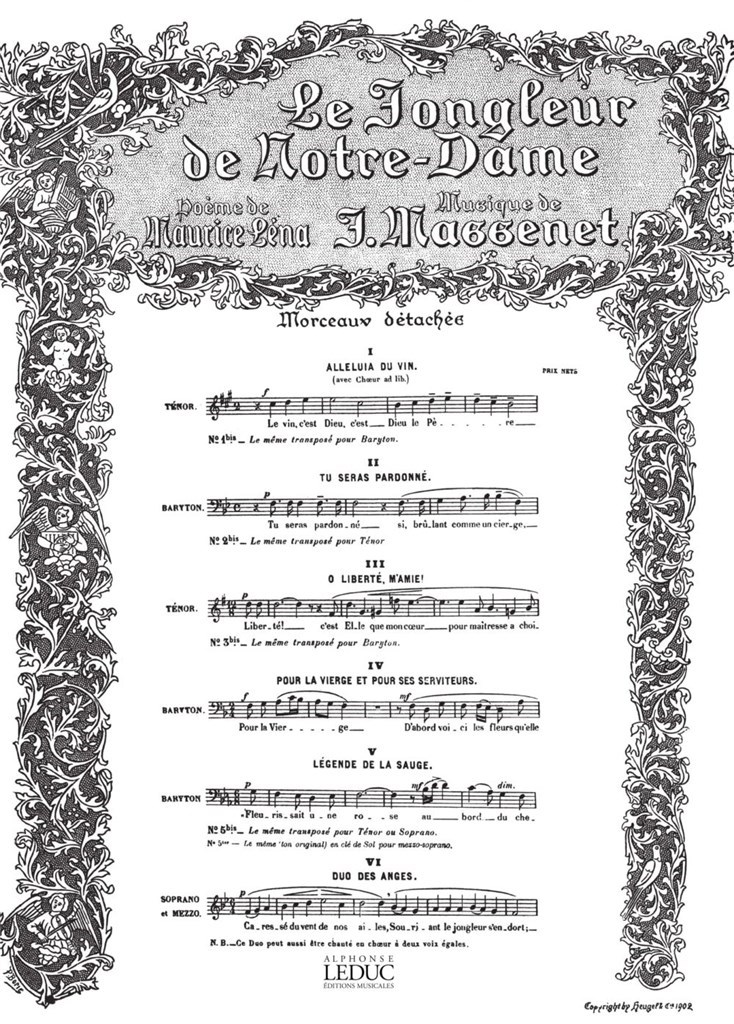 Air de Le Jongleur No.5 - Larmes et Sourires
